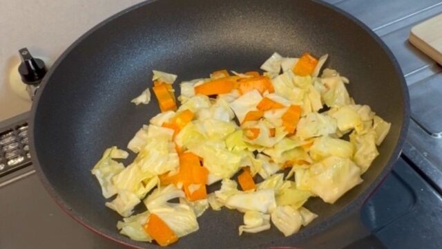 塩焼きそばの野菜